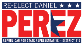 Daniel Perez for State Representative Logo